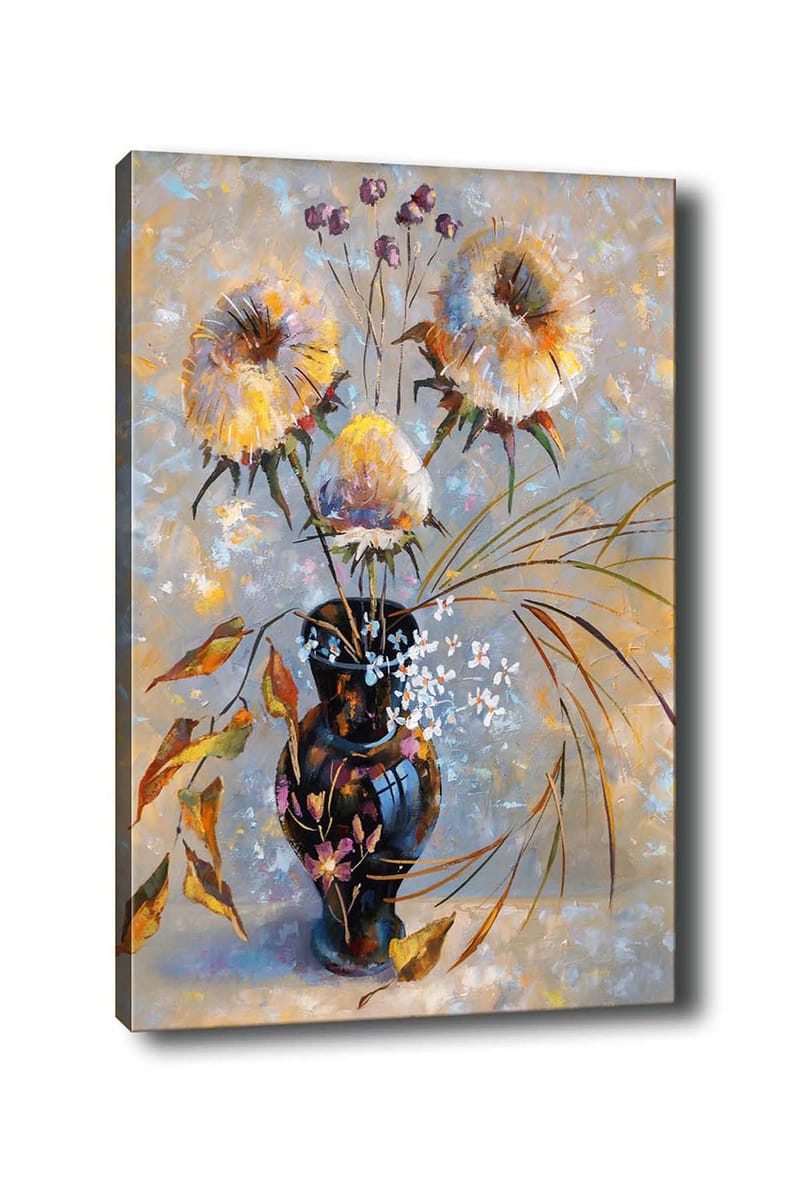 Dekorativ Canvasbillede 50x70 cm - Flerfarvet - Boligtilbehør - Billeder & kunst - Billeder på lærred