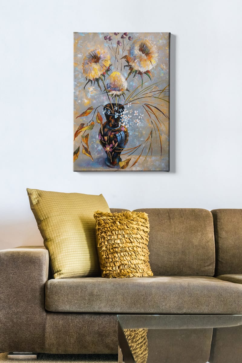 Dekorativ Canvasbillede 50x70 cm - Flerfarvet - Boligtilbehør - Billeder & kunst - Billeder på lærred
