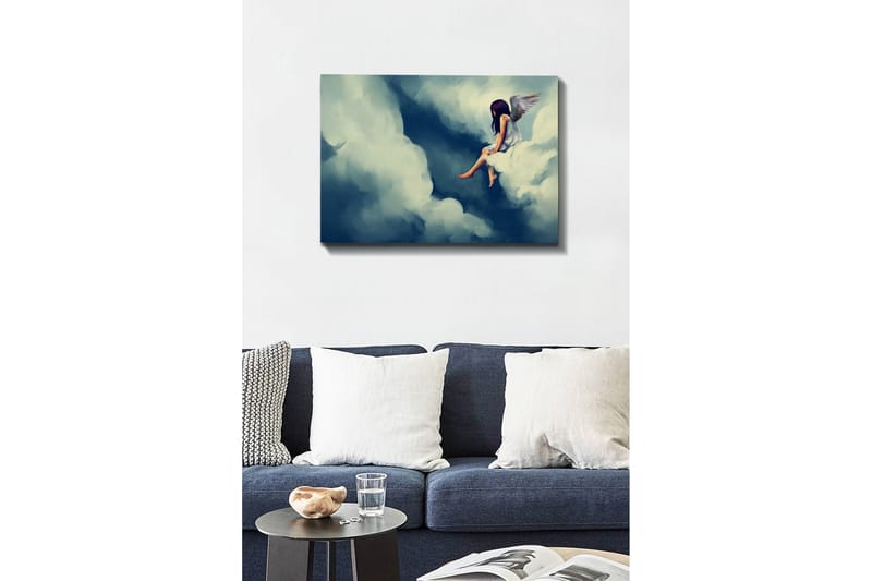 Dekorativ Canvasbillede 50x70 cm - Flerfarvet - Boligtilbehør - Billeder & kunst - Billeder på lærred