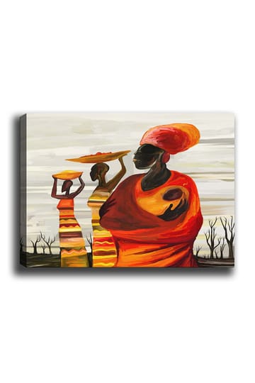 Dekorativ Canvasbillede 50x70 cm - Flerfarvet - Boligtilbehør - Billeder & kunst - Billeder på lærred
