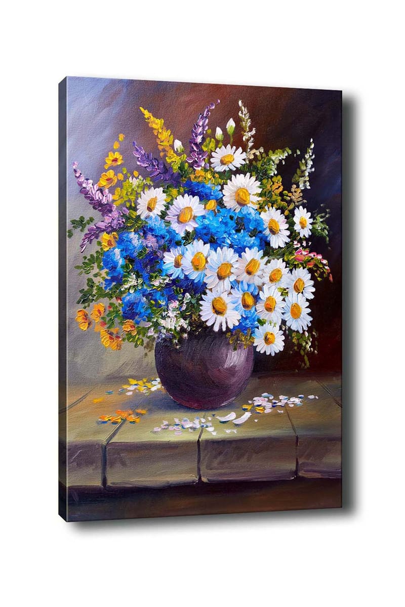 Dekorativ Canvasbillede 50x70 cm - Flerfarvet - Boligtilbehør - Billeder & kunst - Billeder på lærred