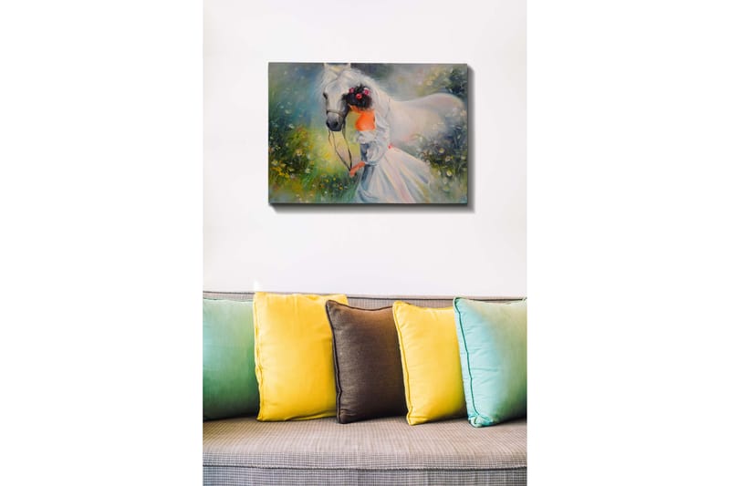 Dekorativ Canvasbillede 50x70 cm - Flerfarvet - Boligtilbehør - Billeder & kunst - Billeder på lærred