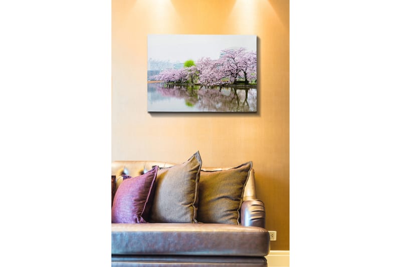 Dekorativ Canvasbillede 50x70 cm - Flerfarvet - Boligtilbehør - Billeder & kunst - Billeder på lærred