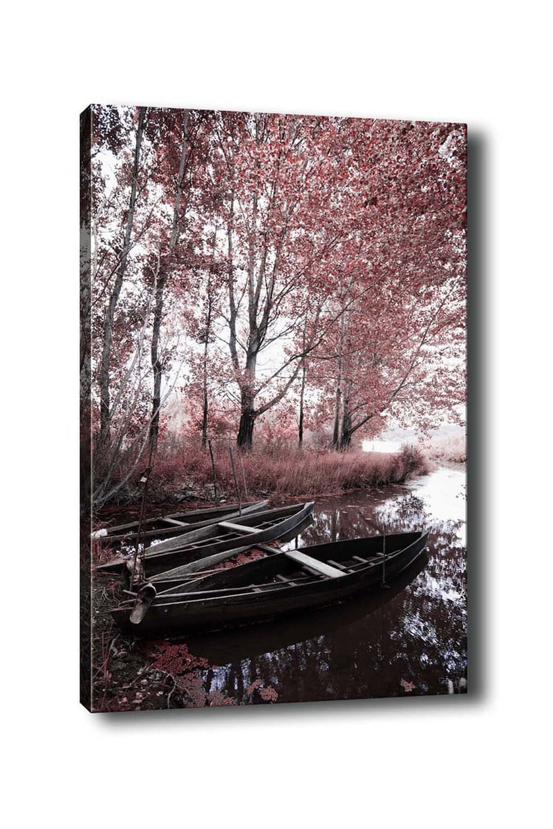 Dekorativ Canvasbillede 50x70 cm - Flerfarvet - Boligtilbehør - Billeder & kunst - Billeder på lærred