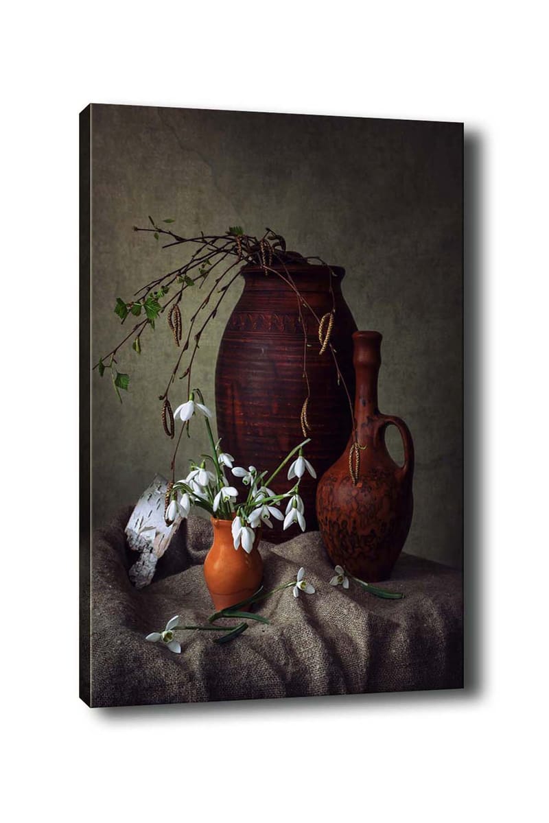Dekorativ Canvasbillede 50x70 cm - Flerfarvet - Boligtilbehør - Billeder & kunst - Billeder på lærred