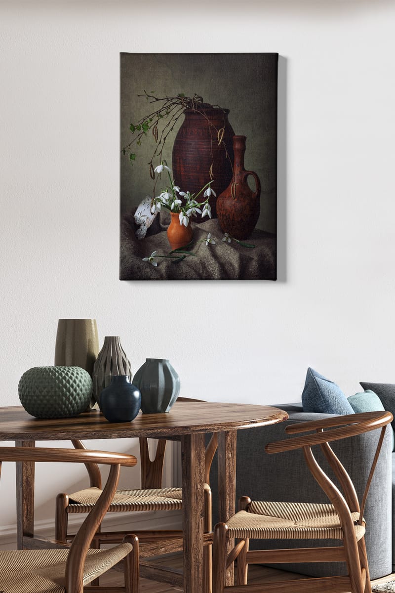 Dekorativ Canvasbillede 50x70 cm - Flerfarvet - Boligtilbehør - Billeder & kunst - Billeder på lærred