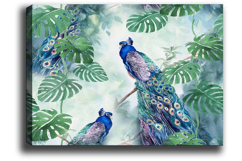 Dekorativ Canvasbillede 50x70 cm - Flerfarvet - Boligtilbehør - Billeder & kunst - Billeder på lærred