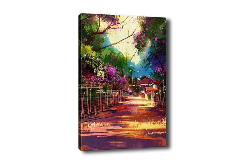 Dekorativ Canvasbillede 50x70 cm - Flerfarvet - Boligtilbehør - Billeder & kunst - Billeder på lærred