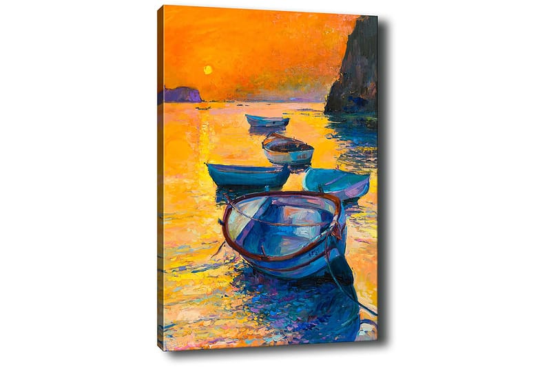 Dekorativ Canvasbillede 50x70 cm - Flerfarvet - Boligtilbehør - Billeder & kunst - Billeder på lærred