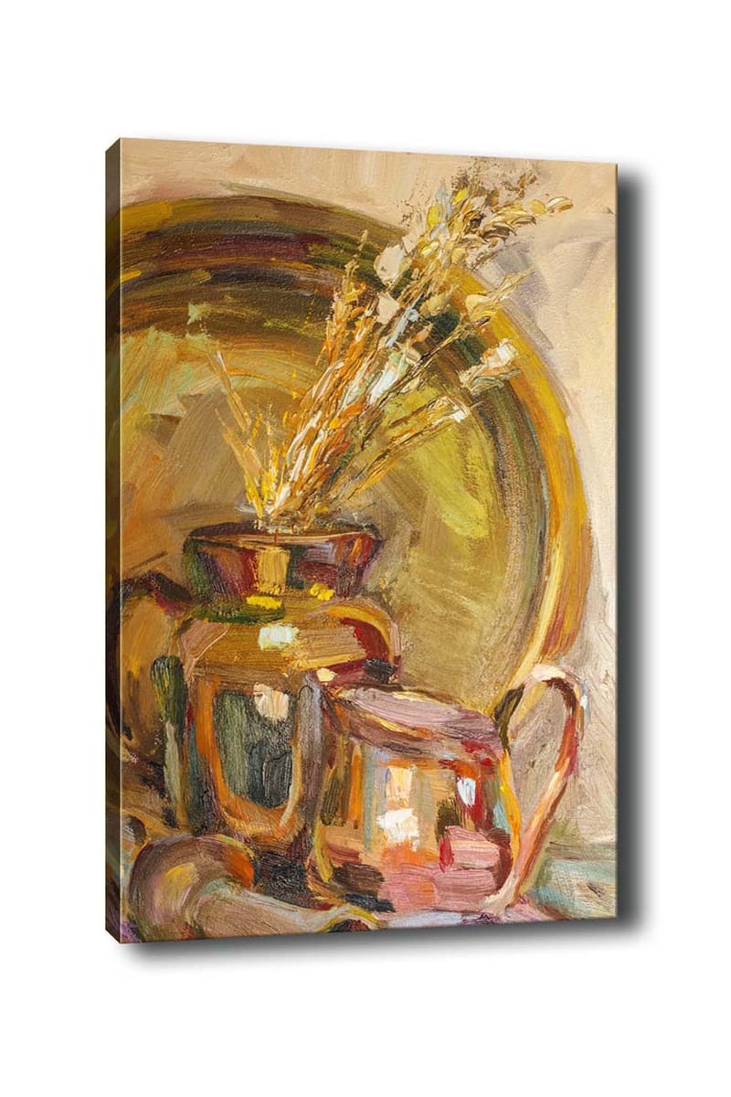 Dekorativ Canvasbillede 50x70 cm - Flerfarvet - Boligtilbehør - Billeder & kunst - Billeder på lærred
