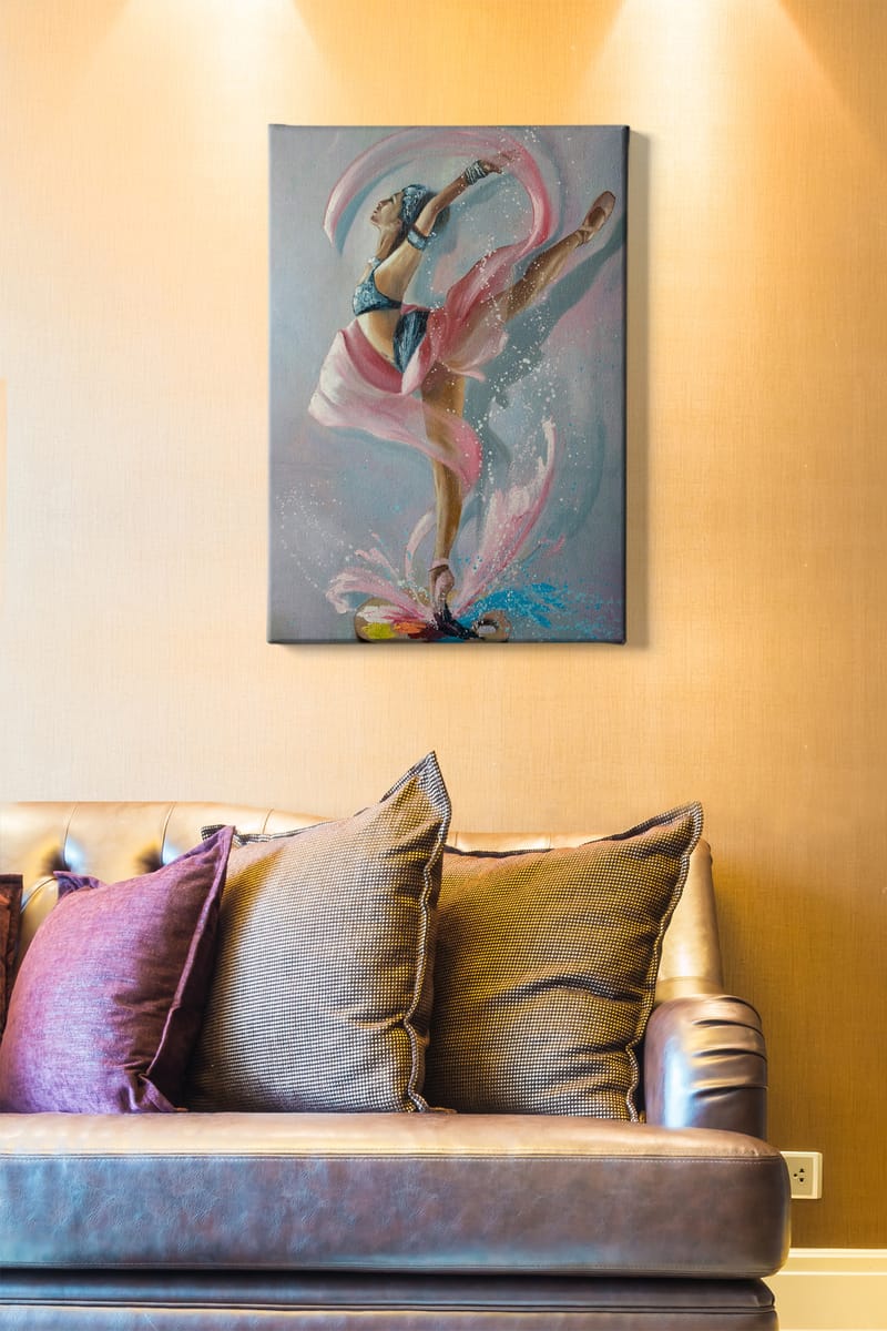 Dekorativ Canvasbillede 50x70 cm - Flerfarvet - Boligtilbehør - Billeder & kunst - Billeder på lærred