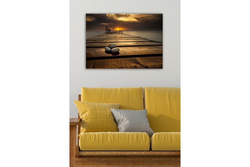 Dekorativ Canvasbillede 50x70 cm - Flerfarvet - Boligtilbehør - Billeder & kunst - Billeder på lærred