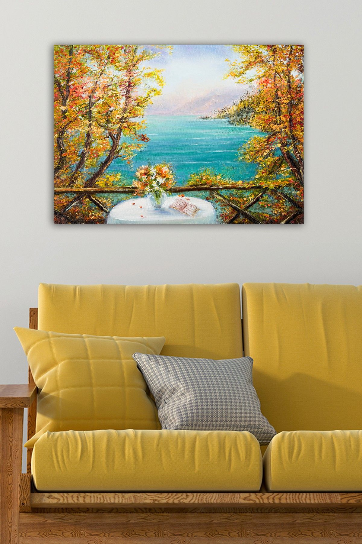 Dekorativ Canvasbillede 50x70 cm - Flerfarvet - Boligtilbehør - Billeder & kunst - Billeder på lærred