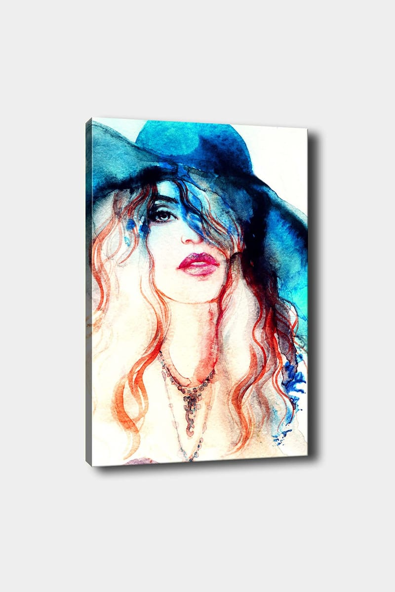 Dekorativ Canvasbillede 50x70 cm - Flerfarvet - Boligtilbehør - Billeder & kunst - Billeder på lærred