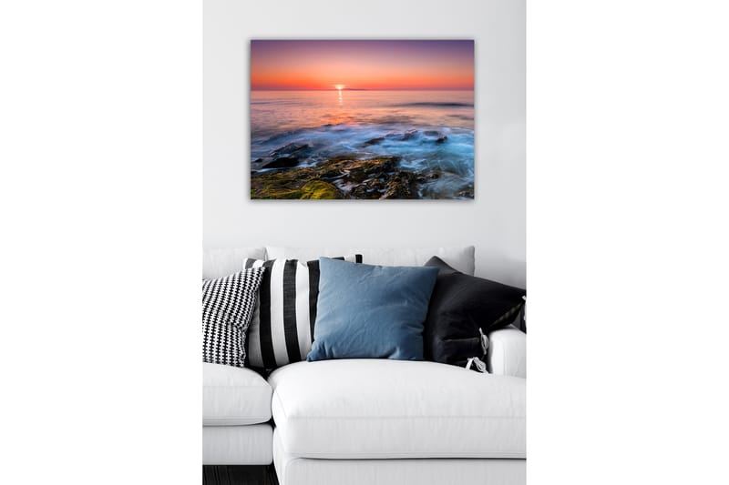 Dekorativ Canvasbillede 50x70 cm - Flerfarvet - Boligtilbehør - Billeder & kunst - Billeder på lærred