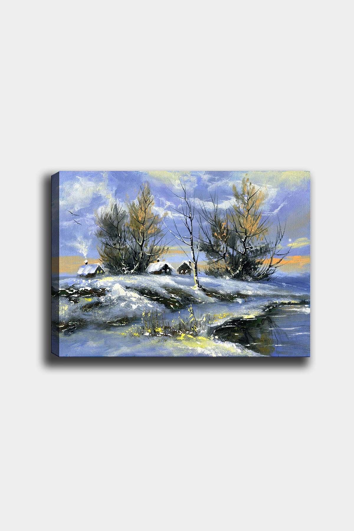 Dekorativ Canvasbillede 50x70 cm - Flerfarvet - Boligtilbehør - Billeder & kunst - Billeder på lærred