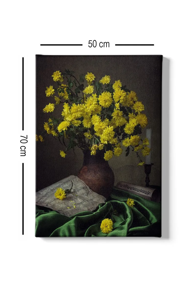 Dekorativ Canvasbillede 50x70 cm - Flerfarvet - Boligtilbehør - Billeder & kunst - Billeder på lærred