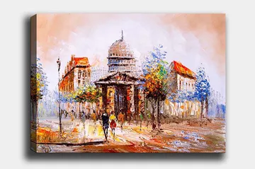 Dekorativ Canvasbillede 50x70 cm - Flerfarvet - Boligtilbehør - Billeder & kunst - Billeder på lærred
