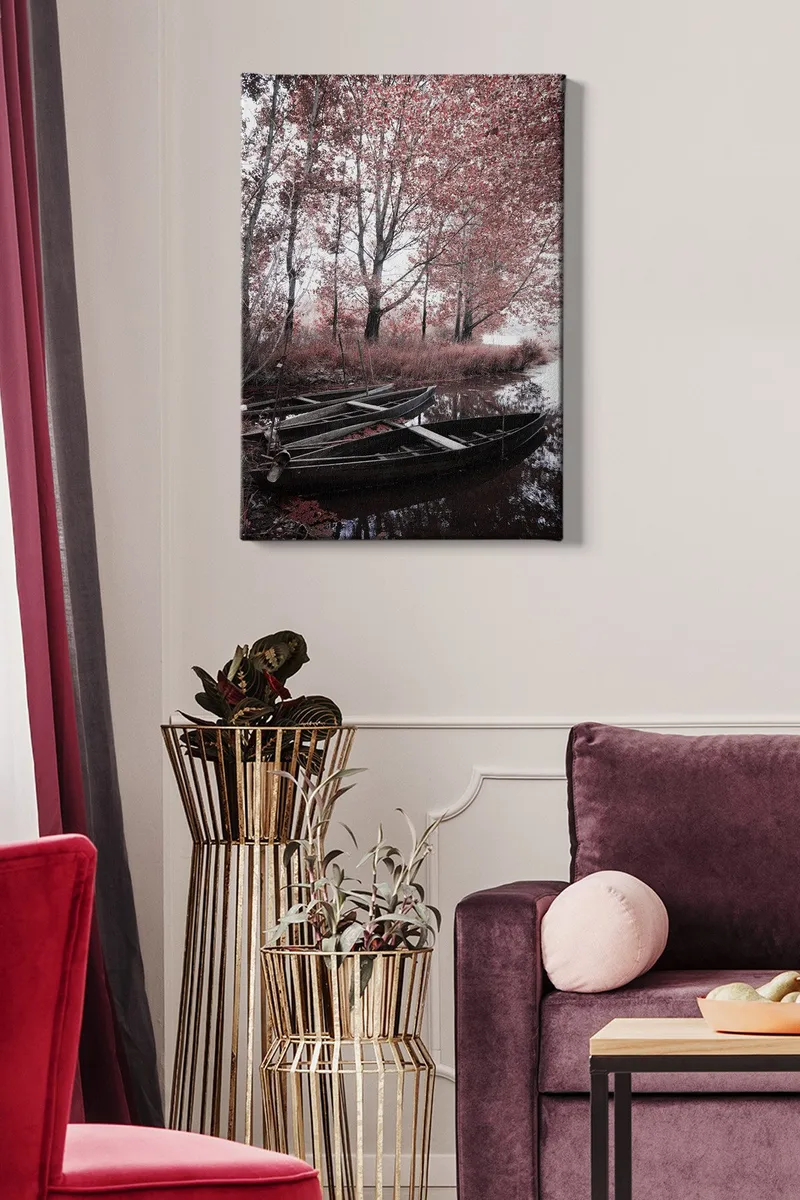 Dekorativ Canvasbillede 50x70 cm - Flerfarvet - Boligtilbehør - Billeder & kunst - Billeder på lærred