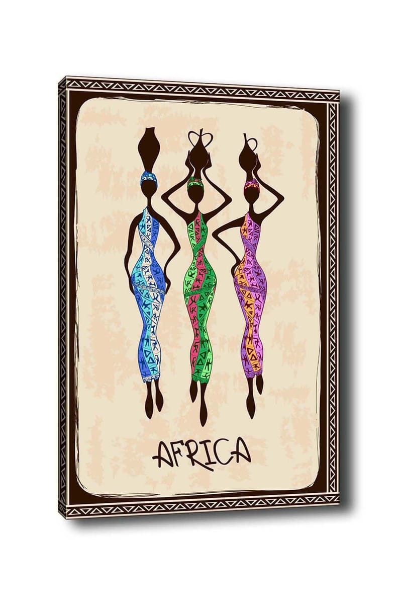 Dekorativ Canvasbillede 50x70 cm, Flerfarvet