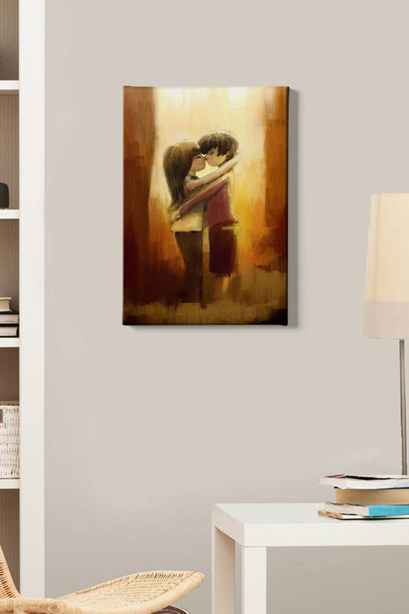 Dekorativ Canvasbillede 50x70 cm - Flerfarvet - Boligtilbehør - Billeder & kunst - Billeder på lærred