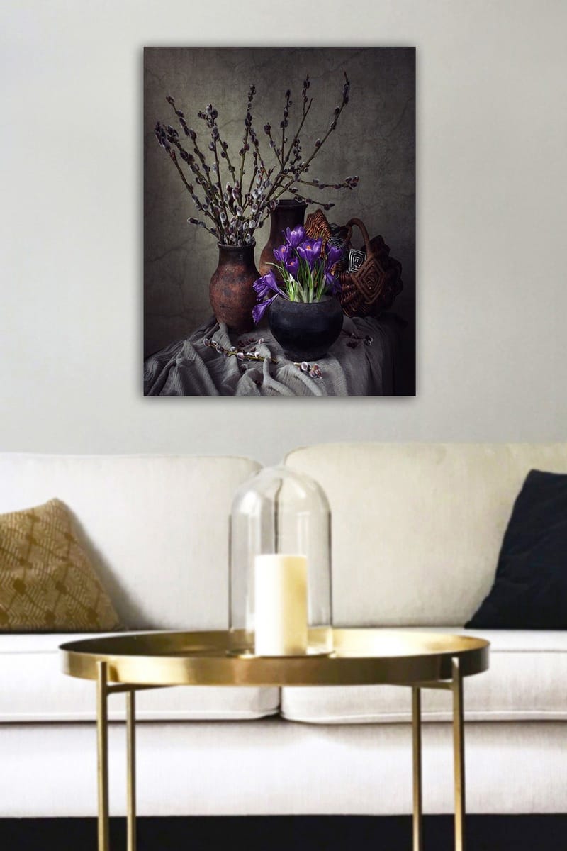 Dekorativ Canvasbillede 50x70 cm - Flerfarvet - Boligtilbehør - Billeder & kunst - Billeder på lærred