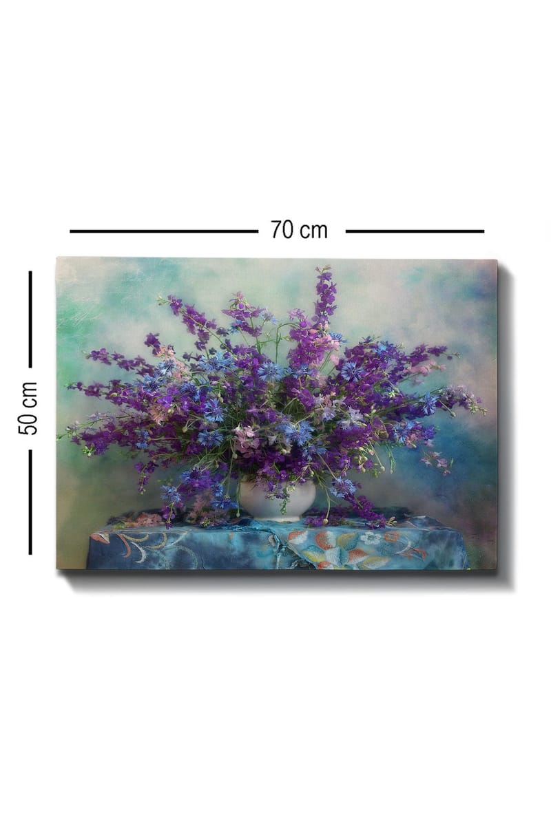 Dekorativ Canvasbillede 50x70 cm - Flerfarvet - Boligtilbehør - Billeder & kunst - Billeder på lærred