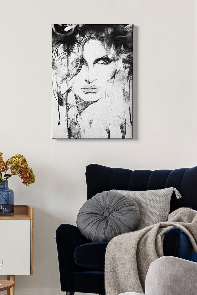 Dekorativ Canvasbillede 50x70 cm - Flerfarvet - Boligtilbehør - Billeder & kunst - Billeder på lærred