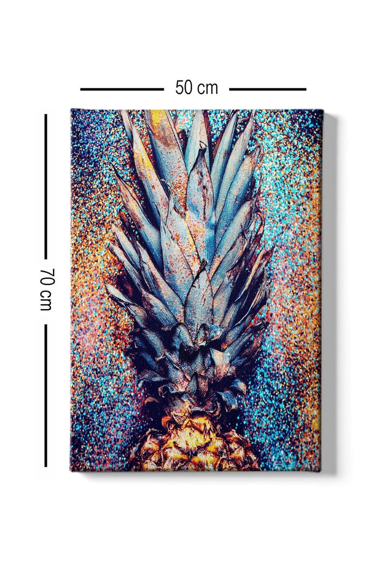 Dekorativ Canvasbillede 50x70 cm - Flerfarvet - Boligtilbehør - Billeder & kunst - Billeder på lærred