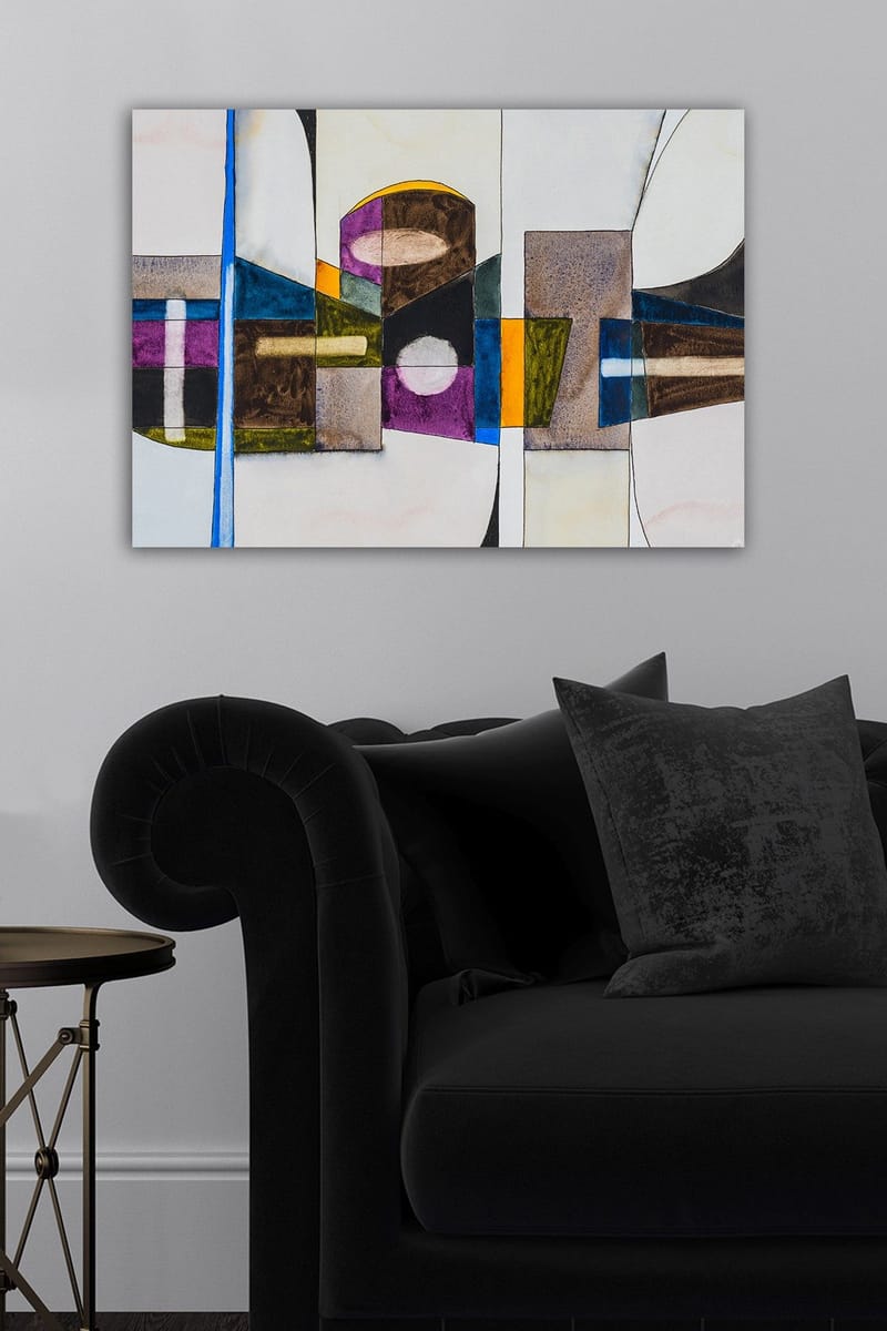 Dekorativ Canvasbillede 50x70 cm - Flerfarvet - Boligtilbehør - Billeder & kunst - Billeder på lærred