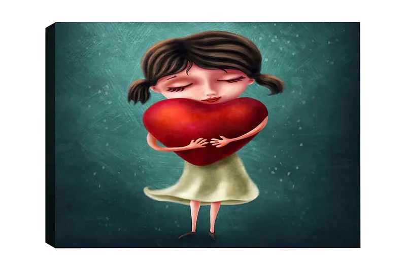 Dekorativ Canvasbillede 50x70 cm, Flerfarvet