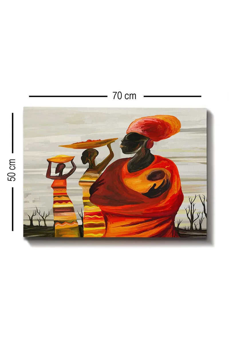 Dekorativ Canvasbillede 50x70 cm - Flerfarvet - Boligtilbehør - Billeder & kunst - Billeder på lærred