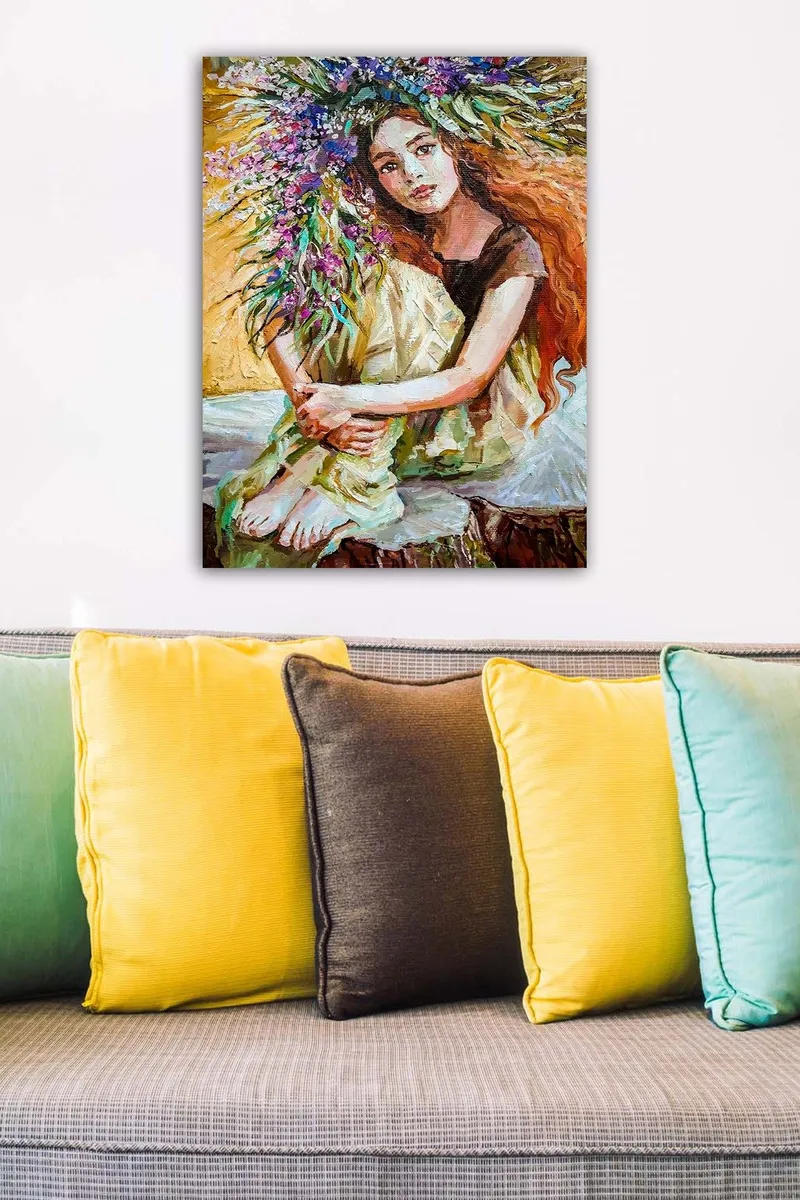 Dekorativ Canvasbillede 50x70 cm, Flerfarvet