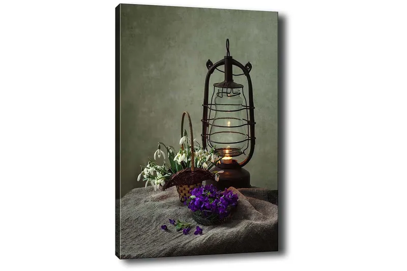 Dekorativ Canvasbillede 50x70 cm - Flerfarvet - Boligtilbehør - Billeder & kunst - Billeder på lærred