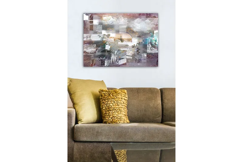 Dekorativ Canvasbillede 50x70 cm - Flerfarvet - Boligtilbehør - Billeder & kunst - Billeder på lærred