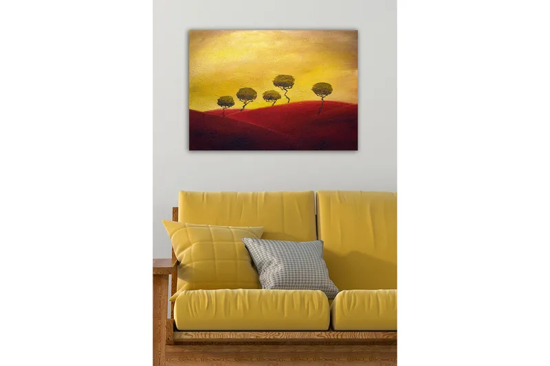 Dekorativ Canvasbillede 50x70 cm - Flerfarvet - Boligtilbehør - Billeder & kunst - Billeder på lærred