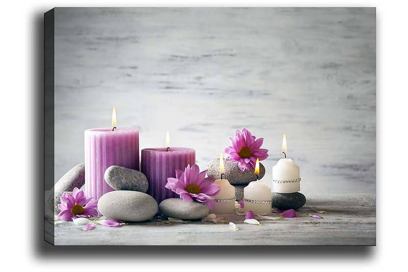 Dekorativ Canvasbillede 50x70 cm - Flerfarvet - Boligtilbehør - Billeder & kunst - Billeder på lærred