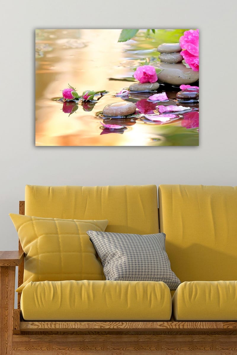 Dekorativ Canvasbillede 50x70 cm - Flerfarvet - Boligtilbehør - Billeder & kunst - Billeder på lærred