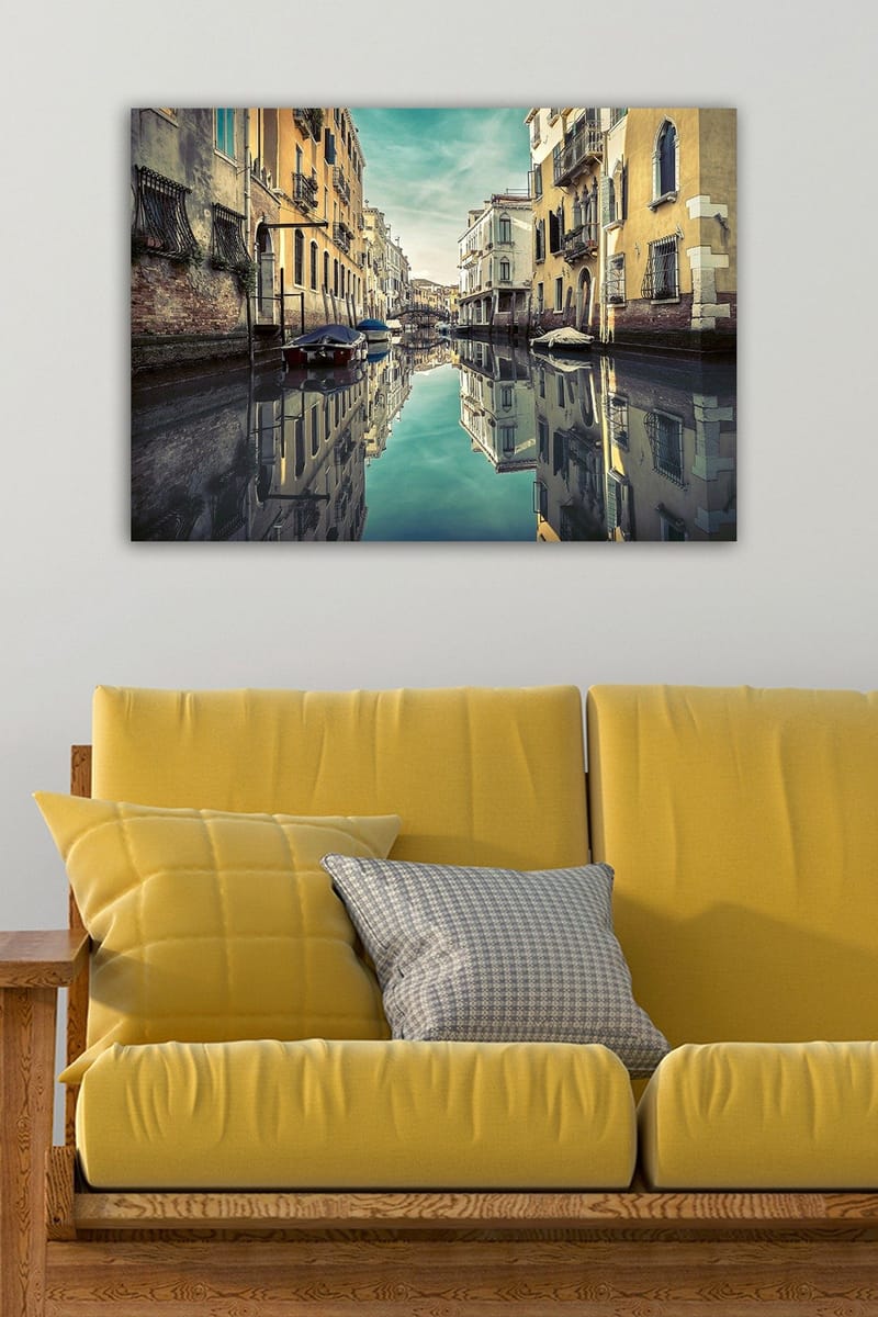 Dekorativ Canvasbillede 50x70 cm - Flerfarvet - Boligtilbehør - Billeder & kunst - Billeder på lærred