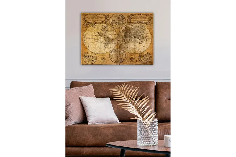 Dekorativ Canvasbillede 50x70 cm - Flerfarvet - Boligtilbehør - Billeder & kunst - Billeder på lærred