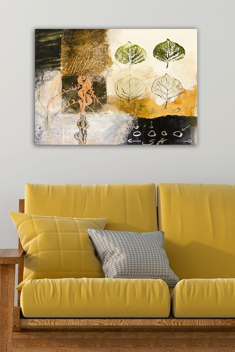 Dekorativ Canvasbillede 50x70 cm - Flerfarvet - Boligtilbehør - Billeder & kunst - Billeder på lærred