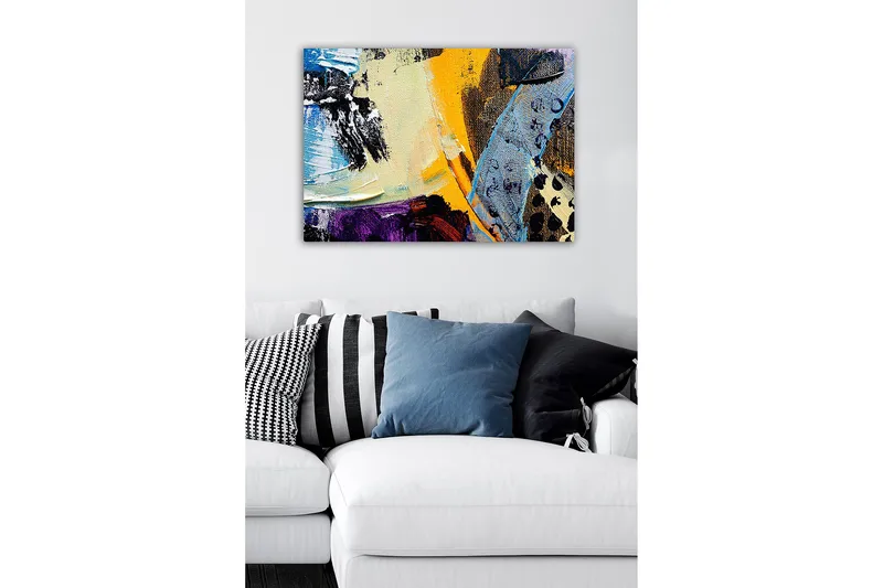 Dekorativ Canvasbillede 50x70 cm - Flerfarvet - Boligtilbehør - Billeder & kunst - Billeder på lærred