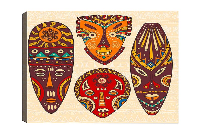 Dekorativ Canvasbillede 50x70 cm, Flerfarvet