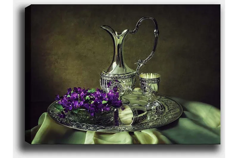 Dekorativ Canvasbillede 50x70 cm - Flerfarvet - Boligtilbehør - Billeder & kunst - Billeder på lærred