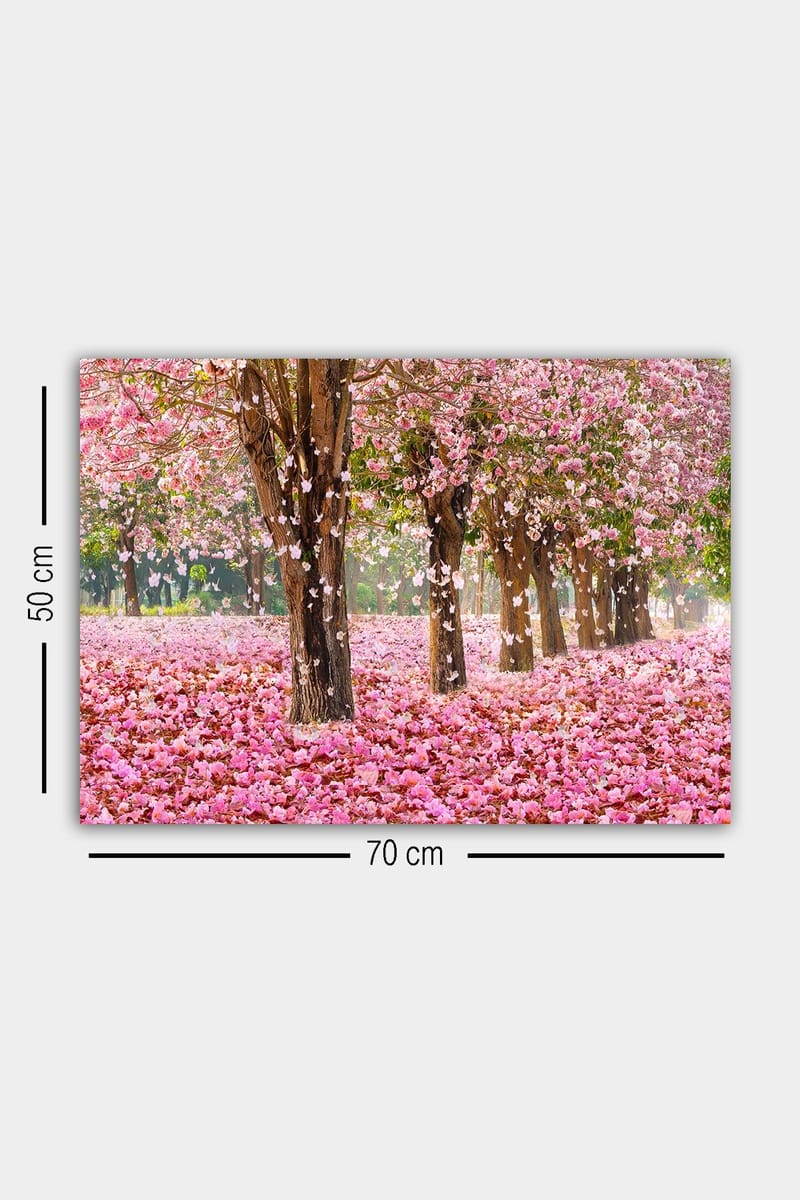 Dekorativ Canvasbillede 50x70 cm - Flerfarvet - Boligtilbehør - Billeder & kunst - Billeder på lærred