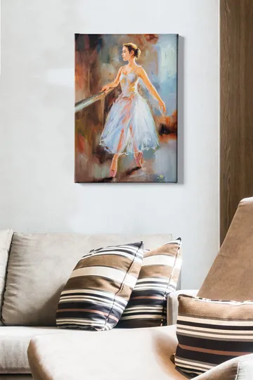 Dekorativ Canvasbillede 50x70 cm - Flerfarvet - Boligtilbehør - Billeder & kunst - Billeder på lærred