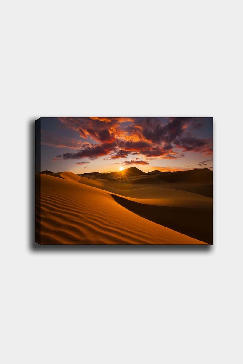 Dekorativ Canvasbillede 50x70 cm - Flerfarvet - Boligtilbehør - Billeder & kunst - Billeder på lærred