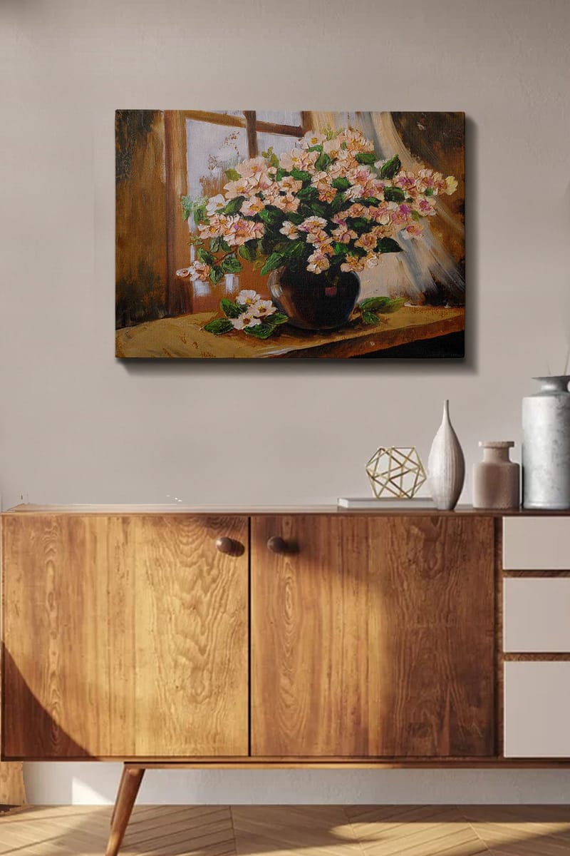 Dekorativ Canvasbillede 50x70 cm - Flerfarvet - Boligtilbehør - Billeder & kunst - Billeder på lærred