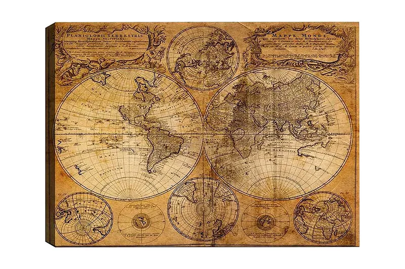 Dekorativ Canvasbillede 50x70 cm, Flerfarvet