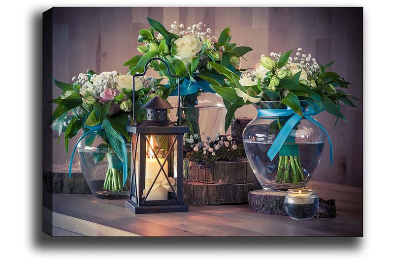 Dekorativ Canvasbillede 50x70 cm - Flerfarvet - Boligtilbehør - Billeder & kunst - Billeder på lærred